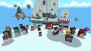 Screenshot of the Minecraft Bedrock Marketplace product Penguins Skyblock created by Mine-North.
