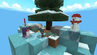 Screenshot of the Minecraft Bedrock Marketplace product Penguins Skyblock created by Mine-North.