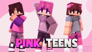 Thumbnail of the Minecraft Bedrock Marketplace product Pink Teens created by Mine-North.