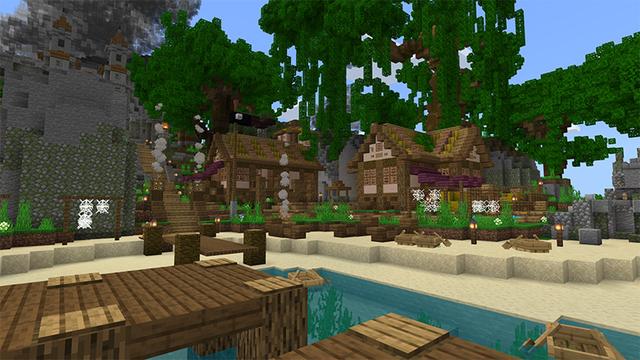 Screenshot of the Minecraft Bedrock Marketplace product Pirates created by Mine-North.