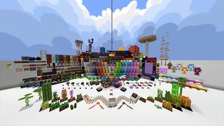 Screenshot of the Minecraft Bedrock Marketplace product Pixel Mania Texture Pack created by Mine-North.