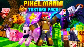 Thumbnail of the Minecraft Bedrock Marketplace product Pixel Mania Texture Pack created by Mine-North.