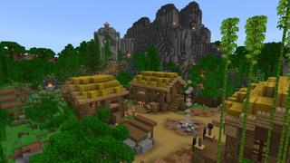 Screenshot of the Minecraft Bedrock Marketplace product Plane Crash Hardcore created by Mine-North.