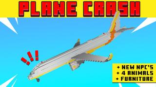 Thumbnail of the Minecraft Bedrock Marketplace product Plane Crash created by Mine-North.