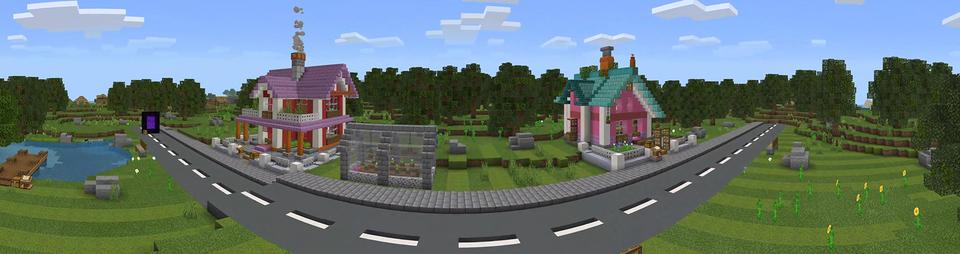 Panorama of the Minecraft Bedrock Marketplace product Pocket Pets created by Mine-North.