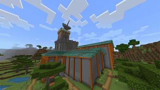 Screenshot of the Minecraft Bedrock Marketplace product Portals+ created by Mine-North.