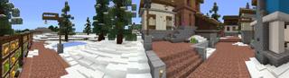 Panorama of the Minecraft Bedrock Marketplace product Presents! created by Mine-North.