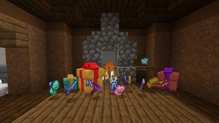 Screenshot of the Minecraft Bedrock Marketplace product Presents! created by Mine-North.