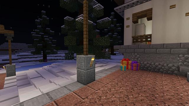 Screenshot of the Minecraft Bedrock Marketplace product Presents! created by Mine-North.