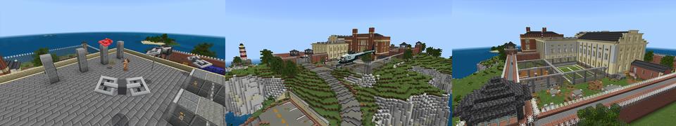 Panorama of the Minecraft Bedrock Marketplace product Prison Break created by Mine-North.