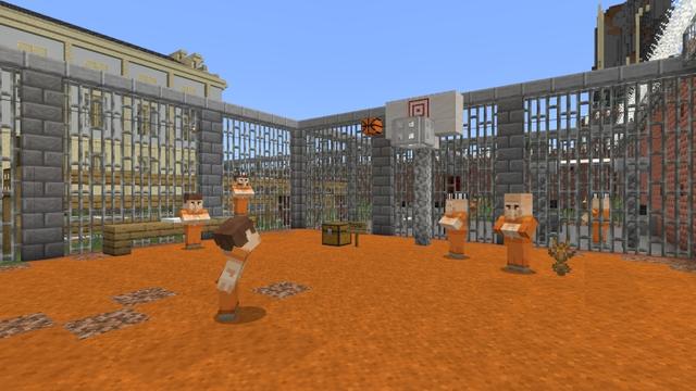 Screenshot of the Minecraft Bedrock Marketplace product Prison Break created by Mine-North.