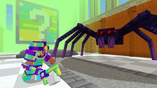 Screenshot of the Minecraft Bedrock Marketplace product Rainbow LuckyBlocks created by Mine-North.