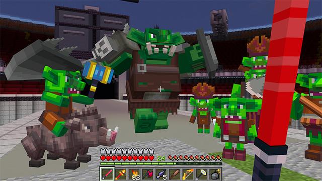 Screenshot of the Minecraft Bedrock Marketplace product Red Circle created by Mine-North.