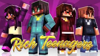 Thumbnail of the Minecraft Bedrock Marketplace product Rich Teenagers created by Mine-North.