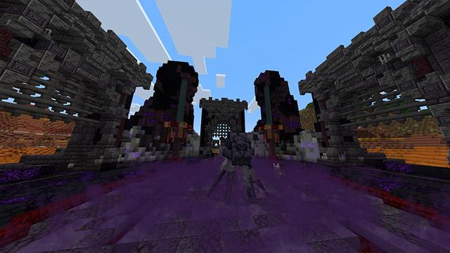 Screenshot of the Minecraft Bedrock Marketplace product Rise of Horror created by Mine-North.