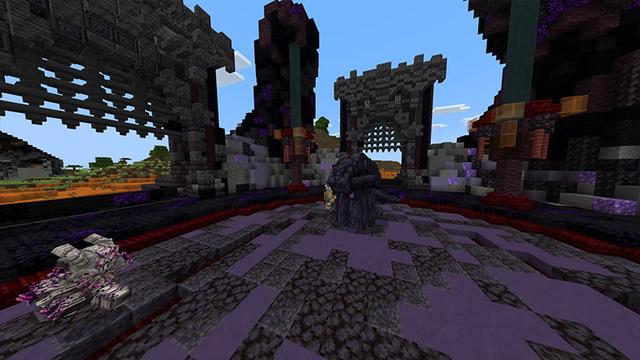 Screenshot of the Minecraft Bedrock Marketplace product Rise of Horror created by Mine-North.