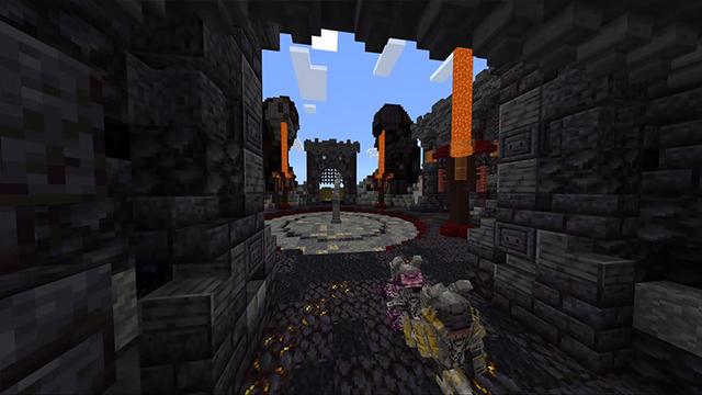 Screenshot of the Minecraft Bedrock Marketplace product Rise of Horror created by Mine-North.