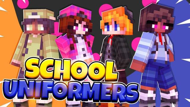 Thumbnail of the Minecraft Bedrock Marketplace product School Uniformers created by Mine-North.