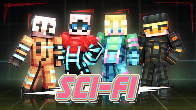 Thumbnail of the Minecraft Bedrock Marketplace product sci-fi created by Mine-North.
