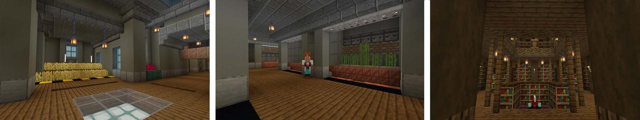 Panorama of the Minecraft Bedrock Marketplace product Secret Bunker created by Mine-North.