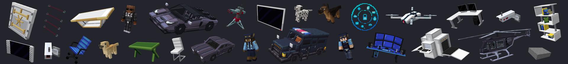 Panorama of the Minecraft Bedrock Marketplace product Security Bundle created by Mine-North.