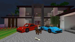 Screenshot of the Minecraft Bedrock Marketplace product Security Mansion created by Mine-North.