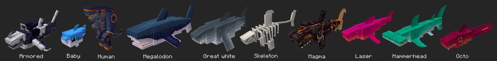 Panorama of the Minecraft Bedrock Marketplace product Sharks World created by Mine-North.