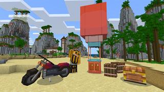 Screenshot of the Minecraft Bedrock Marketplace product Sharks created by Mine-North.