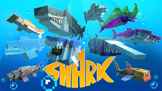 Thumbnail of the Minecraft Bedrock Marketplace product Sharks created by Mine-North.