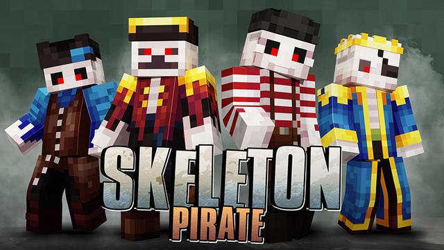 Thumbnail of the Minecraft Bedrock Marketplace product Skeleton Pirate created by Mine-North.