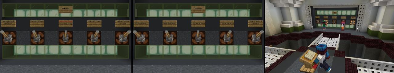 Panorama of the Minecraft Bedrock Marketplace product Skyblock Bundle created by Mine-North.