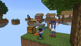 Screenshot of the Minecraft Bedrock Marketplace product Skyblock Bundle created by Mine-North.