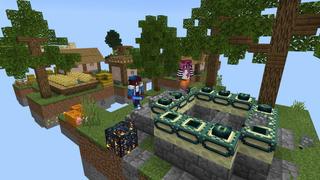 Screenshot of the Minecraft Bedrock Marketplace product Skyblock Bundle created by Mine-North.