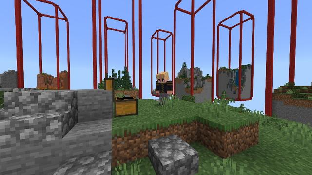 Screenshot of the Minecraft Bedrock Marketplace product Skyblock Chunk Quest created by Mine-North.