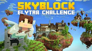 Thumbnail of the Minecraft Bedrock Marketplace product Skyblock Elytra Herausforderung created by Mine-North.