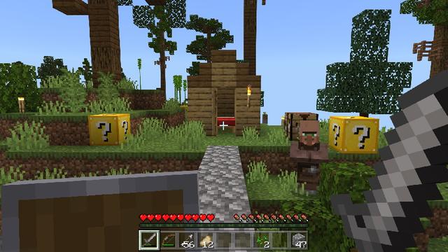 Screenshot of the Minecraft Bedrock Marketplace product Skyblock Luckyblock created by Mine-North.