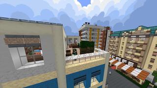 Screenshot of the Minecraft Bedrock Marketplace product Skyblock Texture Pack created by Mine-North.