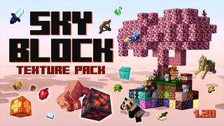 Thumbnail of the Minecraft Bedrock Marketplace product Skyblock Texture Pack created by Mine-North.