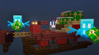 Screenshot of the Minecraft Bedrock Marketplace product Skyblock with Lucky Presents created by Mine-North.