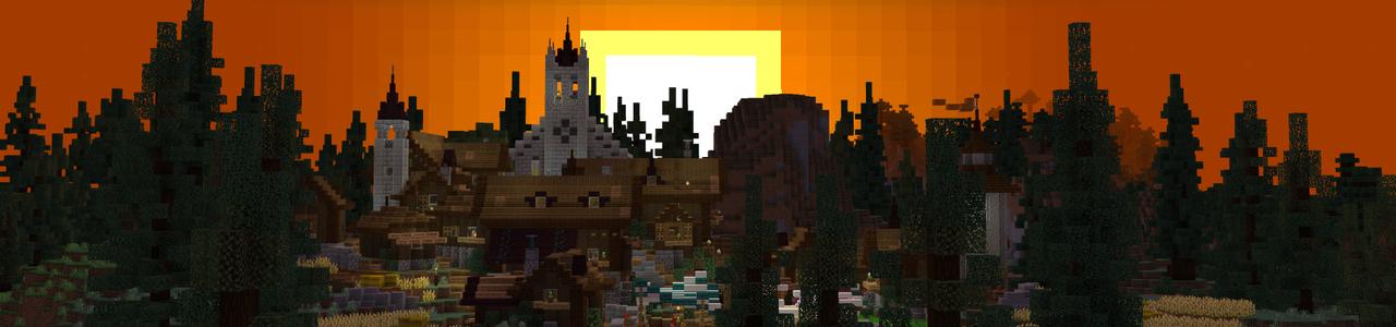 Panorama of the Minecraft Bedrock Marketplace product Spider Dungeon created by Mine-North.
