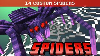 Thumbnail of the Minecraft Bedrock Marketplace product Spiders created by Mine-North.