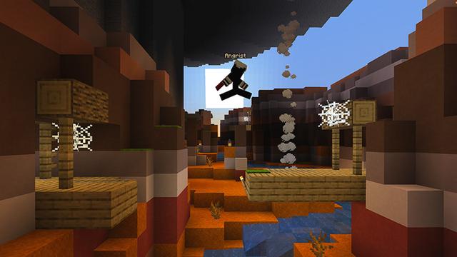 Screenshot of the Minecraft Bedrock Marketplace product Spiral Parkour created by Mine-North.