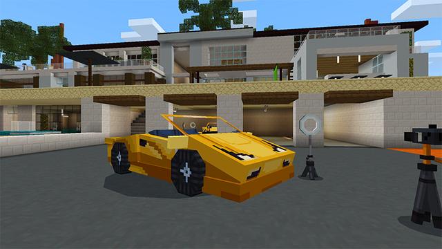 Screenshot of the Minecraft Bedrock Marketplace product Streaming House created by Mine-North.