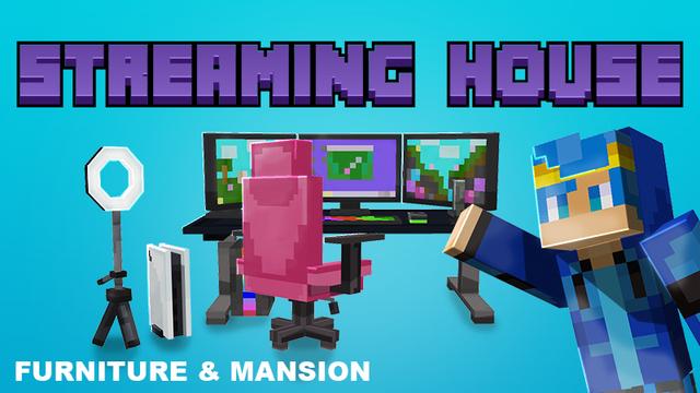 Thumbnail of the Minecraft Bedrock Marketplace product Streaming House created by Mine-North.