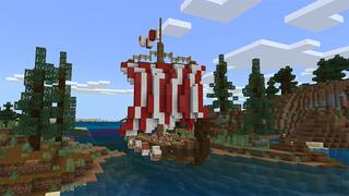 Screenshot of the Minecraft Bedrock Marketplace product Taiga Village created by Mine-North.