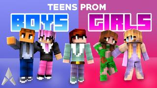 Thumbnail of the Minecraft Bedrock Marketplace product Teens Prom Boys Girls created by Mine-North.