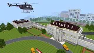 Screenshot of the Minecraft Bedrock Marketplace product The White House created by Mine-North.