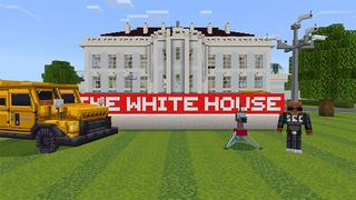 Screenshot of the Minecraft Bedrock Marketplace product The White House created by Mine-North.