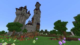Screenshot of the Minecraft Bedrock Marketplace product Tower Castle created by Mine-North.