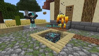 Screenshot of the Minecraft Bedrock Marketplace product Ultimate One Block created by Mine-North.